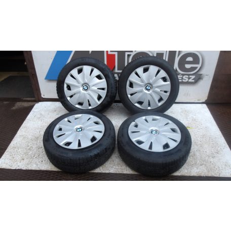 ÁR/DB[GYÁRI HASZNÁLT] BMW TÉLI FELNI 7JX16 ET47 SZETT CONTINENTAL 195/60R16 5mm DOT2919