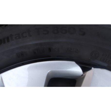 ÁR/DB[GYÁRI HASZNÁLT] BMW TÉLI FELNI 7JX16 ET47 SZETT CONTINENTAL 195/60R16 5mm DOT2919