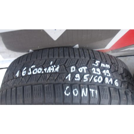 ÁR/DB[GYÁRI HASZNÁLT] BMW TÉLI FELNI 7JX16 ET47 SZETT CONTINENTAL 195/60R16 5mm DOT2919