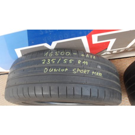 ÁR/DB HASZNÁLT DUNLOP SPORT MAXX 235/55 R19 NYÁRI GUMI