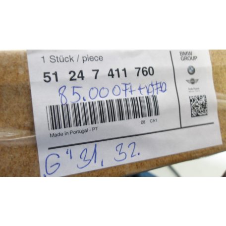 (GYÁRI ÚJ) BMW HÁTSÓ CSOMAGTÉR  AJTÓZÁR G32/G31  7411760