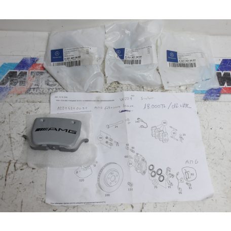 [GYÁRI ÚJ] MERCEDES-BENZ AMG FÉKNYEREG LEMEZ | S-OSZTÁLY W221 | A2214210091