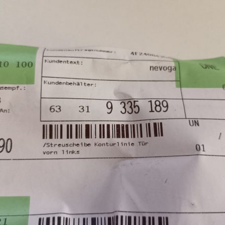 (gYÁRI ÚJ) BMW Optikai fényvezető bal első 5' F90 M5+LCI / G30+LCI / G31 Touring+LCI / G38+LCI / 6' G32 GT+LCI