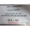   [GYÁRI BONTOTT] BMW - GENERÁTOR - 110 A - 14 V - 1- ES ; 3-AS ; X1 ; X3 / E46 ; E90 ; E91 ; E81 ; E87 - 316i ; 318i ; 320i - 7521385