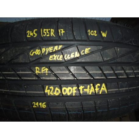 [ÚJ] Nyári gumi - 245/55R17 - 102W - GoodYear Excellence - RFT deffekttűrő - dot: 2116