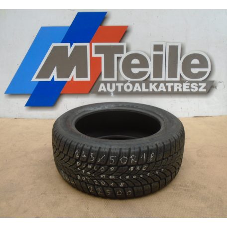 [GYÁRI HASZNÁLT] 1DB TÉLI GUMI - 245/50R18 - DUNLOP - SPWINTERSPORT 4D - DOT: 2018 ; 6,5MM , RSC, DEFFEKTTŰRŐ 