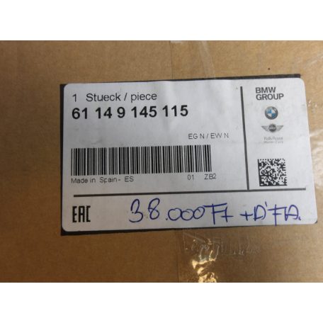[GYÁRI ÚJ] BMW ELSŐ ÁRAMELOSZTÓ | X5 / X6 | 6114 9145115