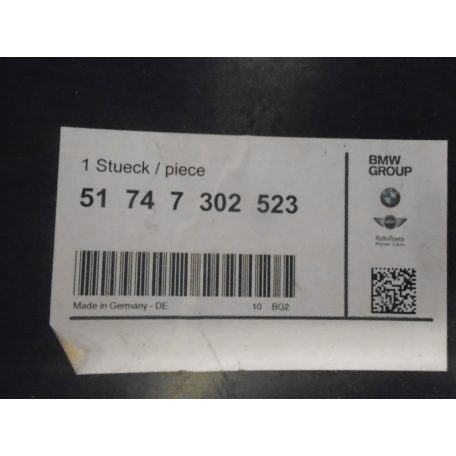 ÁR / DB [GYÁRI ÚJ] BMW - FÉKHŰTŐ CSŐ | F45, F46 2-ES | JOBB OLDALI | 7302523; 7302524 / 