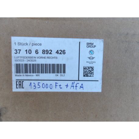 (ÁR/DB)[GYÁRI BONTOTT] BMW ELSŐ LÉGRÚGÓ PÁR | X5 G05 + LCI / X6 G06 + LCI | 3710 6892426 / 3710 6892425