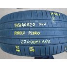 1db! [HASZNÁLT] JAVÍTOTT! - 275/40R20 - 106W - Pirelli PZERO - Dot: 5019 ; 5,5mm 