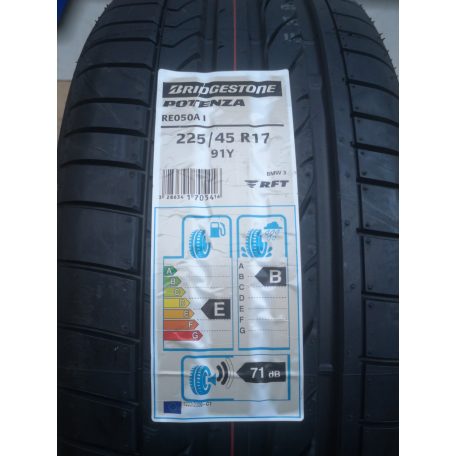 1 DB [GYÁRI ÚJ] NYÁRI GUMI - 225/ 45 R17- 91Y - BRIDGESTONE- POTENZA - RSC- DOT: 1919;