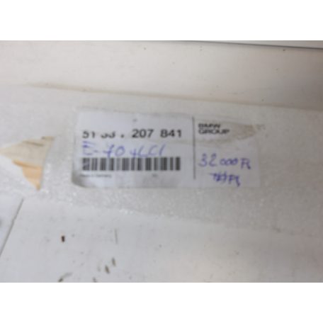 [GYÁRI ÚJ]  BMW E 70 Diszléc  jobb csík 51-33-7-207-841 
