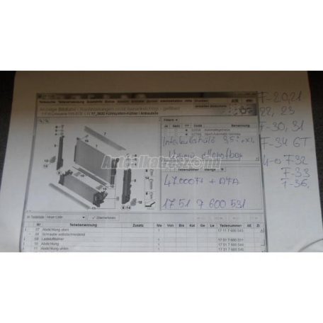 Intercooler hűtő - bmw 135,335,435