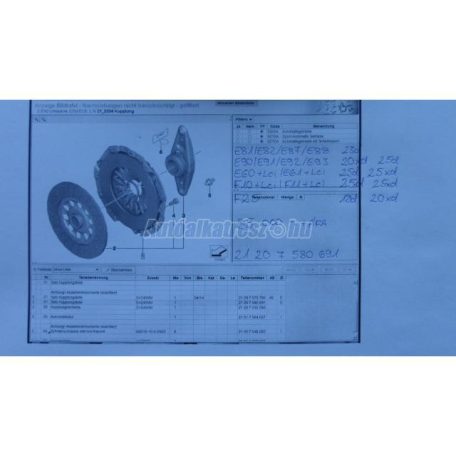 Kuplungkészlet - bmw 1-es sorozat,3-as sorozat,5-ös sorozat,x3