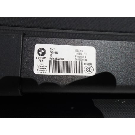 [GYÁRI BONTOTT] BMW CSOMAGTÉR ROLÓ/ TÉRELVÁLASZTÓ | X5 G05 +LCI / X5M F95 +LCI / X5L G18+LCI | 51 47 7479563 