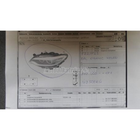 Fényszóró - bmw 2-es sorozat