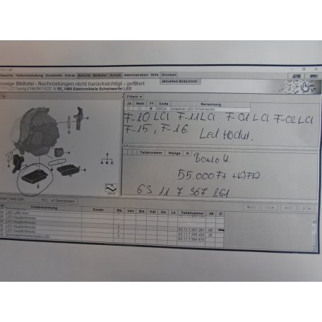 [Bontott] BMW - Ledmodul / F10 LCI , F11LCI, F01 LCI , F15, F16 (Ár/db!) (5,7, X5 , X6)