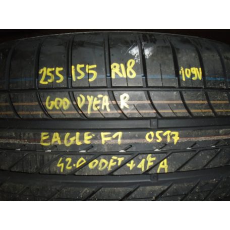 1db! [ÚJ] Nyári gumi - 255/55R18 - 109V - GoodYear - Eagle F1 Asymmetric SUV - dot: 0517