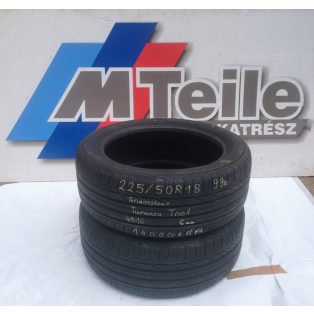   ÁR/2DB! [GYÁRI HASZNÁLT] NYÁRI GUMI - 225/50 R18 - 99W - BRIDGESTONE - TURANZA T001 - DOT: 4516; 6mm