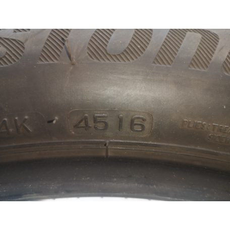 ÁR/2DB! [GYÁRI HASZNÁLT] NYÁRI GUMI - 225/50 R18 - 99W - BRIDGESTONE - TURANZA T001 - DOT: 4516; 6mm