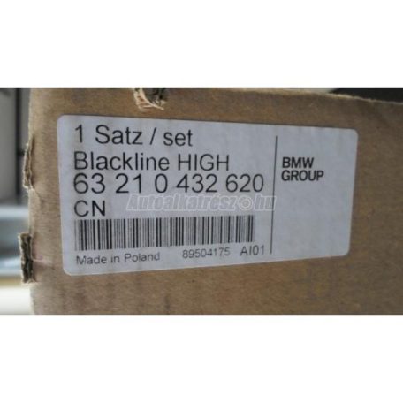 Hátsó lámpa black line - bmw 1-es sorozat