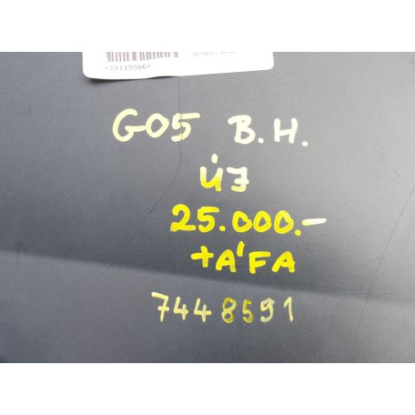 [GYÁRI ÚJ] BMW HÁTSÓ LÖKHÁRÍTÓ BAL OLDALI ELEM | X5 G05 | 51 12 7448591