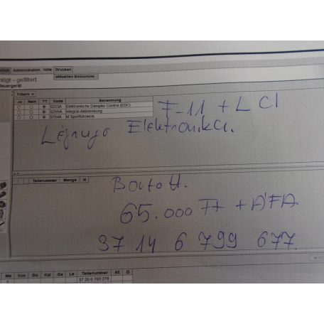 [GYÁRI BONTOTT] BMW - Légrugó elektronika - 5-ös / F11+LCI 