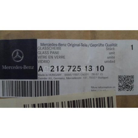 Ablaküveg - mercedes-benz e-osztály