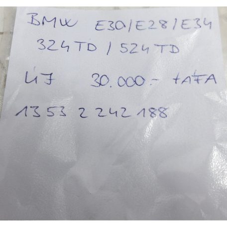 [GYÁRI ÚJ] BMW INJEKTOR |  3-AS E30 / 5-ÖS E28 / E34 | 13 53 2242188