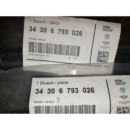 (GYÁRI ÚJ) BMW Fékcső 3-as sorozat E90+LCI / E91+LCI / E92+LCI