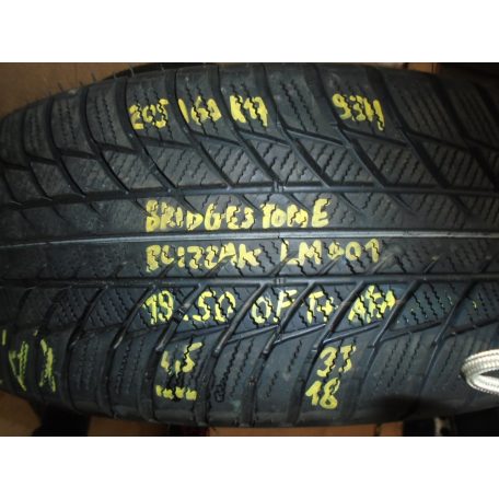 ár/db! [GYÁRI HASZNÁLT] 205/60R17 - 93H - Bridgestone Blizzak LM001 - 4,5mm - dot: 3518