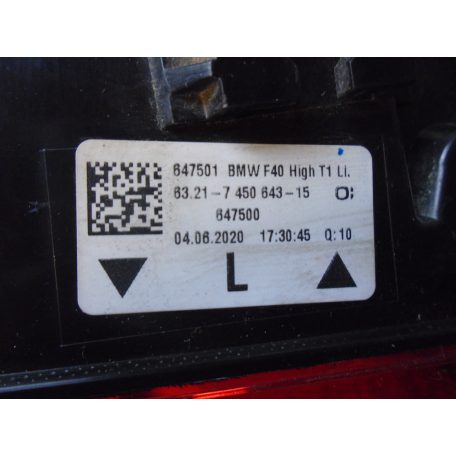 [GYÁRI BONTOTT] BMW - Hátsólámpa BAL - LED /1-es/ F40