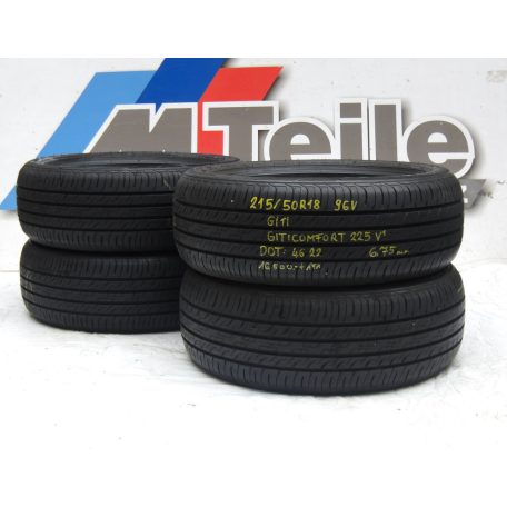 (4db | ÁR/DB)[GYÁRI HASZNÁLT] GITI - GITICOMFORT 225 V1 | 215/50R18 96V DOT: 4622 | 6.7MM