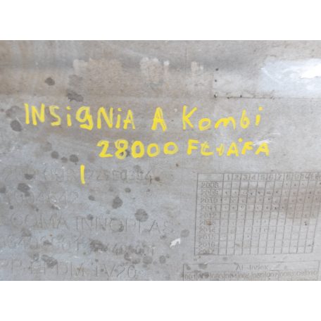 (ÁR/DB)[GYÁRI BONTOTT] OPEL HÁTSÓ LÖKHÁRÍTÓ | INSIGNIA A KOMBI | 13239098
