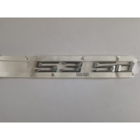 (GYÁRI ÚJ) BMW Öntapadós matrica "535d"  5-ös sorozat E60+LCI / E61+LCI