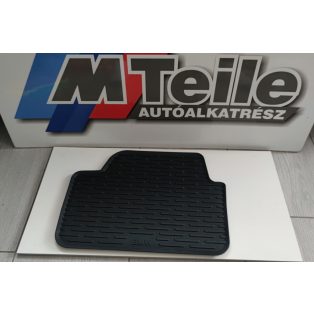   (GYÁRI ÚJ) BMW Gumiszőnyeg hátsó garnitúra fekete 1-es sorozat E87+LCI