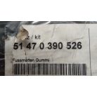 (GYÁRI ÚJ) BMW Gumiszőnyeg hátsó garnitúra fekete 1-es sorozat E87+LCI