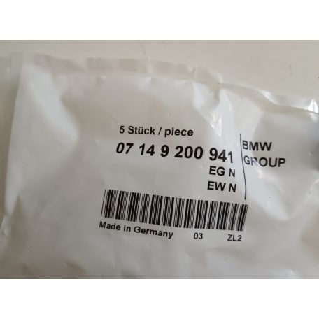 (GYÁRI ÚJ) BMW/MINI Ovális csavar ÁR/CSOMAG (5db) 