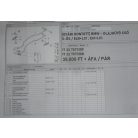 ÁR/PÁR [GYÁRI BONTOTT] BMW - OLAJHŰTŐ CSŐ - 5-ÖS / E60+LCI ; E61+LCI  - 1722	7573109 + 1722 7573108