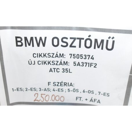 [GYÁRI BONTOTT] BMW - OSZTÓMŰ - ATC 35L - F SZÉRIA / 1-ES ; 2-ES ; 3-AS ; 4-ES ; 5-ÖS ; 6-OS ; 7-ES - 7505374 / 5A371F2 