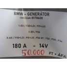 [GYÁRI BONTOTT] BMW - GENERÁTOR - 180 A - 14V - 1-ES , 3-AS / F20+LCI , F21+LCI ; F22 ; F30+LCI ; F31+LCI , F34 GT , F32 , F33, F36 - CIKKSZÁM: 8578608