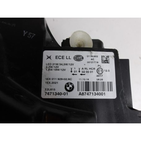 [GYÁRI BONTOTT] BMW JOBB OLDALI LED FÉNYSZÓRÓ | 1-ES F20 LCI | 7471340