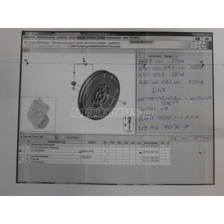 Kettőstömegű kuplung készlet - bmw 1-es sorozat,3-as sorozat,5-ös sorozat