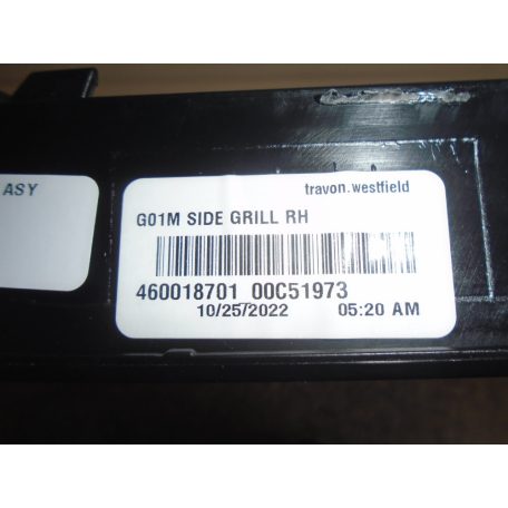 [GYÁRI ÚJ] BMW - LÉGBEÖMLŐ BURKOLAT , jobb első!  - X3 ; X4 - G01 ; G02 - 51118092758