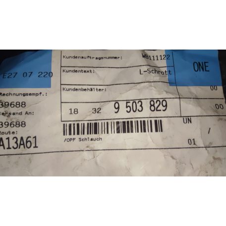 (GYÁRI ÚJ) BMW Részecskeszűrő vákuumcső 2-es sorozat F87 M2 +LCI / 4-es sorozat F82 M4+LCI