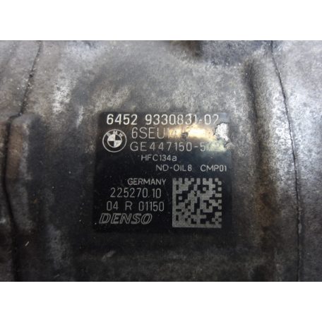 [GYÁRI BONTOTT] BMW - KLÍMAKOMPRESSZOR - 1-ES; 2-ES; 3-AS; 4-ES;  - CIKKSZÁM: 9330831 -