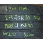 [GYÁRI BONTOTT] NYÁRI GUMI - 275 / 40 R20 - 106W - PIRELLI PZERO - DOT: 2023 ; 5,6MM 