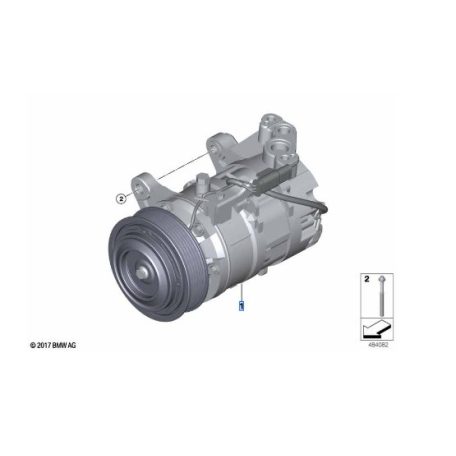 [GYÁRI ÚJSZERŰ] BMW KLIMAKOMPRESSZOR | 3-AS/ 4-ES | 7948807