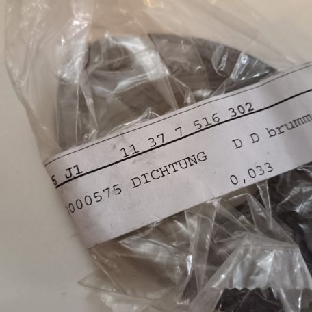 (GYÁRI ÚJ) BMW Tömítés  1-es E87 / 3-as E90 / 91 / 5-ös E60 / E61 / 6-os E63 / E64 / 7-es e65 / e66 / Z4 E85 / E86