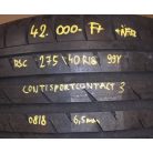 [GYÁRI HASZNÁLT] 1DB NYÁRI GUMI - 275/40R18 - 99Y -CONTINENTAL CONTISPORTCONTACT 3 - DOT: 0818 - 6,5mm - RSC DEFEKT TŰRŐ 